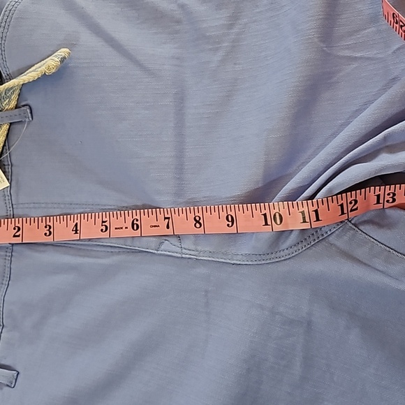 Gloria Vanderbilt Lillian Skimmer Pant Blue Capri Pull-on skimmer Cropped Casual - Picture 16 of 17